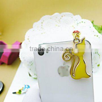 Good Selling 3.5 mm Earphone Dust Cap for Phone Cartoon Cat Design Earphone Cap Plug photo-4