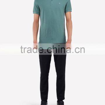 MGOO Custom Your Own Logo Golf Shirts Dri Fit Polo Plain 100% Cotton Mens Polo Shirts photo-6