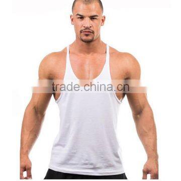 Men blank scoop neck bodybuilding tank tops