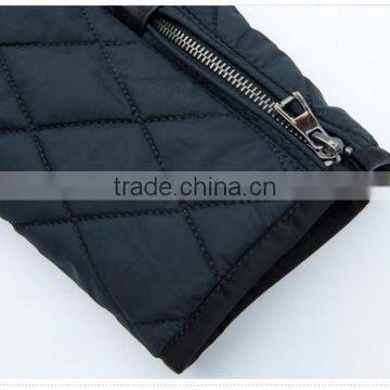 New Design Men Business&Leisure Wearing Stand Collar Simple Quilted Padding Jacket photo-6