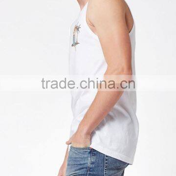 Creative Designed Scoop-neck Men's Tank Tops