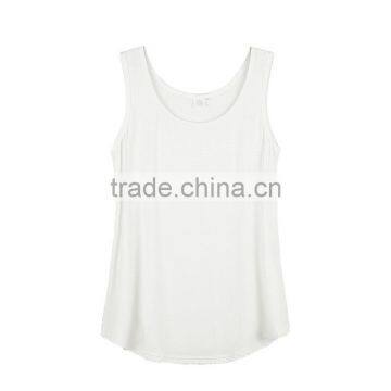 100% Cotton Womens Loose Fit Tank Top Relaxed Basic Sleeveless Shirt photo-2