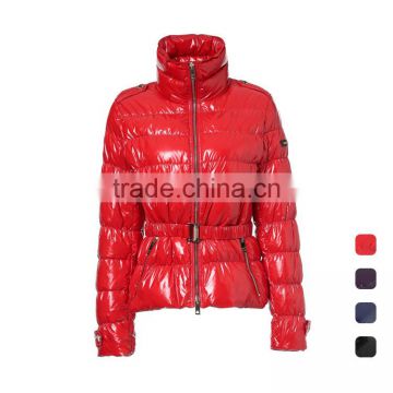 custom 2017 latest fashion western ladies winter duck down feather women jackets