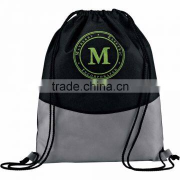 PolyPro Non-Woven Cinch Backpack - Drawstring Design for Over-the-shoulder or Backpack Carry and Comes With Your Logo. photo-3