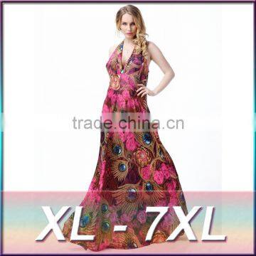 Lace Plus Size Long Party Evening Oversize Gown Sexy Dress