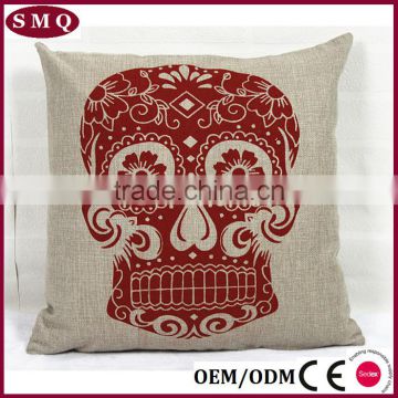 design backrest skull cuddle pillow cover