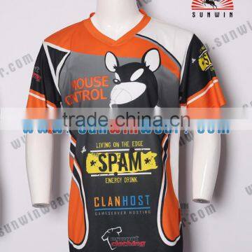 Full sublimation printing game team shirt custom esports jersey
