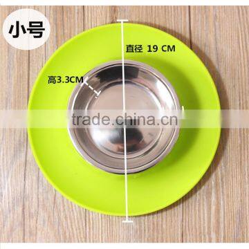 R1897H 2017 New Stainless Steel Pet Feeder Dog Silicone Pet Bowl photo-2