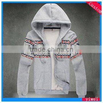 Cheap Plain Zipper Men Fancy Hoodies For OEM Service