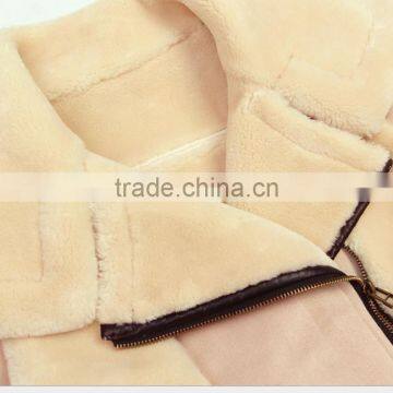Customize Embroidered Logo Women Winter Coat Longsleeve Faux Fur Suede Coat Jacket photo-6