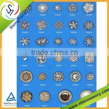 Wholesalecrystal Rhinestone Button Hign Quality Crystal Rhinestone Button photo-4