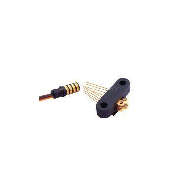 Thermal camera gold to gold separate slip rings