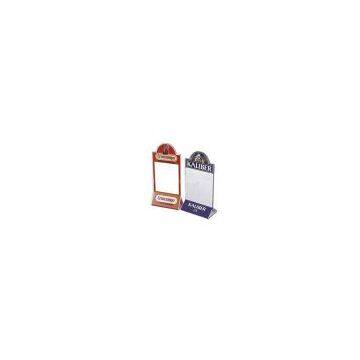 acrylic menu holder