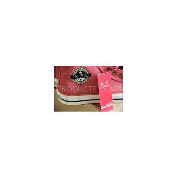 Custom Cardboard Leisure Shoe Printed Hang Tags For Decoration / Brand Instruction