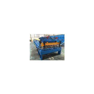 Panel Glazed Tile Roll Forming Machine One Complete Chain with Decoiler 5-8m/min