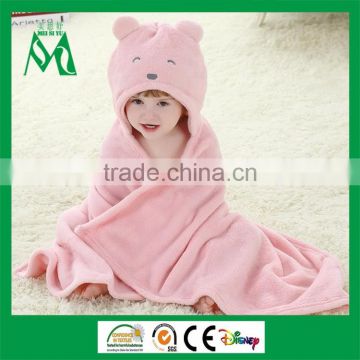 Animal hooded children blanket fleece super soft