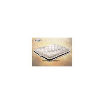 Knitted Fabric Pillow Top Pocket Spring Mattress 10 Height For Hotel