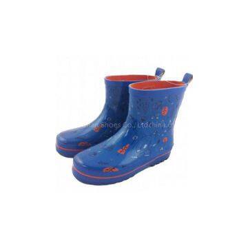 Children Short Ankle Rubber Rain Boots Garden Clogs