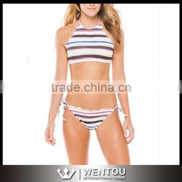 Wholesale Fashion High Neck Halter Top photo-4