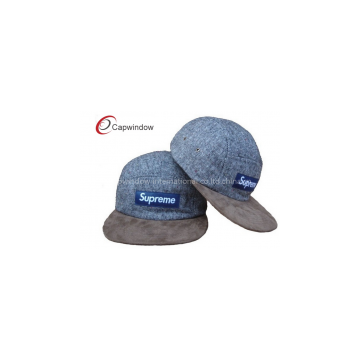 100% Cotton Canvas 5 Panel Camper Cap Gray Classic Baseball Caps