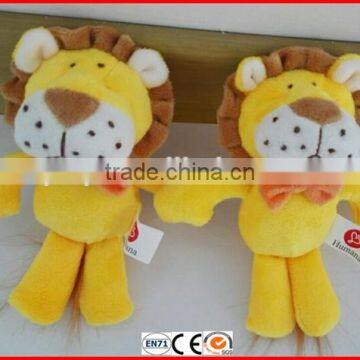 4" Soft Plush Animal Lion Keychain With Logo Printed in the T Shirts photo-4