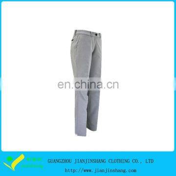 Professional Design Light Grey Comfortable Polyester Golf Trousers