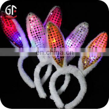 Christmas Led Gift Light up Red Devil Horns Led Headband photo-6