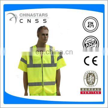 safety vest with short sleeve