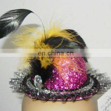 Party Carnival headband/mini top hat with clip/mini top Clip in hat MPA-0158