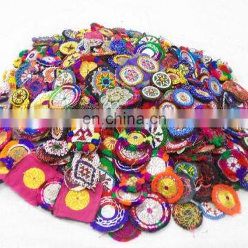 Gypsy Banjara Medallion Beaded Tribal Afghan Medallion