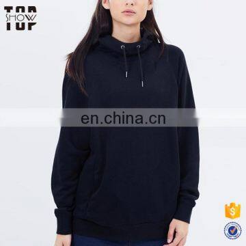 OEM 2017 spring new style street wear black women sports hoodies