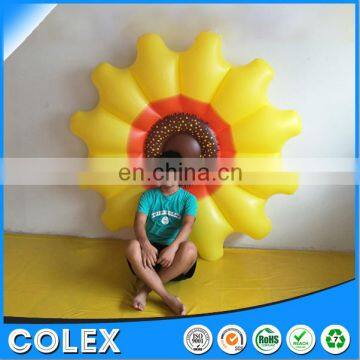 Giant Inflatable Sunflower Island Swimming Pool Raft