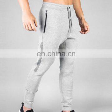 Gym Two Tone Sweat Zipper Joggers Mens Track Pants photo-2