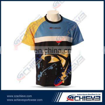 Custom made full sublimation design soccer shirt 100% polyester football training shirt uniform