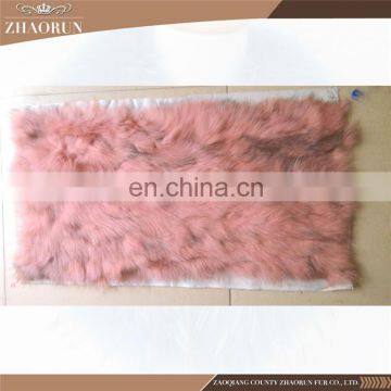 100% Real Fox Fur Plate / Dyed Color Fox Fur Skin Plate For Clothes & Garments photo-2