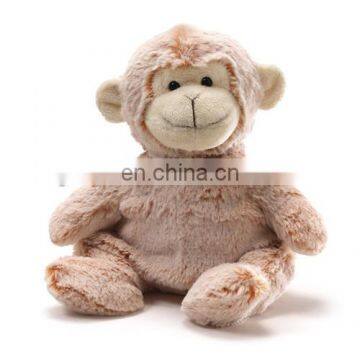 2016 Special gift long fur pink color plush monkey toy