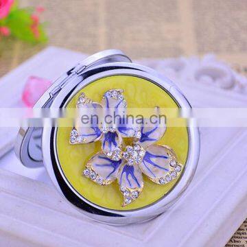 Stylish Pocket Mirror Custom Logo Compact Mirror Compact Mirror With Enlarge