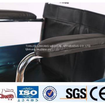 Chrome Plated Steel Manual Wheelchairs Made in China photo-4