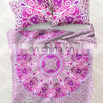 Ethnic Indian Mandala Duvet Cover Decor Quilt Cover Doona Cover Blanket With Pillow Cover