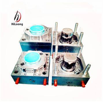 plastic injection moulding water bucket mould manufacturing