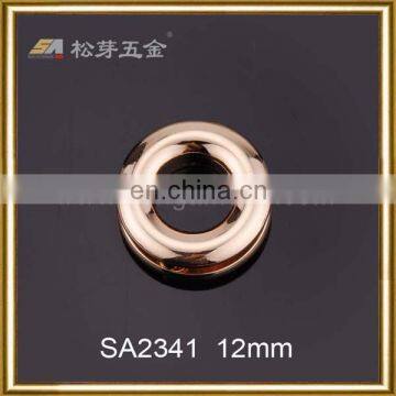 Song A Metal rose gold Zinc alloy fancy eyelet small size 12mm metal eyelet for purse