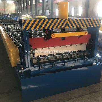 PLC Controlled Equipment Aluminium Decking Floor Tiles Production Line photo-5