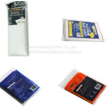 protect floors and furniture clear plastic drop sheet