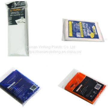 Protect Floors and Furniture Clear Plastic Drop Sheet