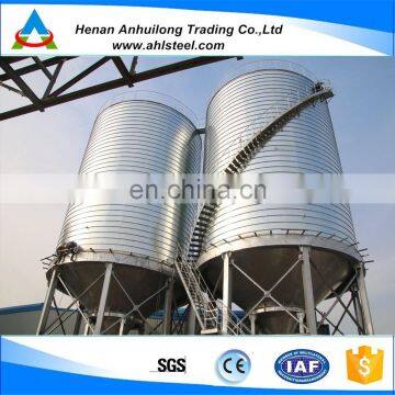 100t-10000t Spiral Steel Silo Used Cement Silo