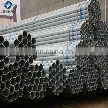 2018 hot selling BS1387 ASTM A53 Hot Dipped Galvanized Steel Pipe with Threaded End and Plastic Caps