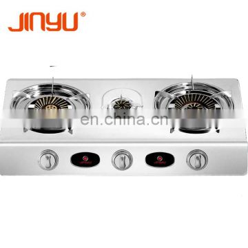 Sales hot 2 burner 0.4mm stainless steel cooktop kitchen appliance gas stove/gas cooker