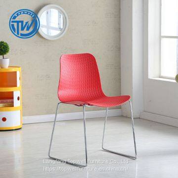DC-6060-2 Topwell Wholesale Plastic Chair Modern Dining Chair Leisure Chair photo-2