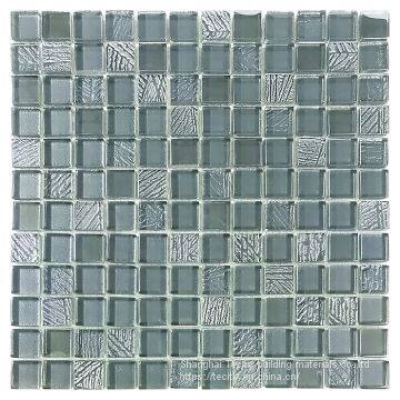 Glossy Crystal Mosaic Hot Melt Glass Tile photo-4