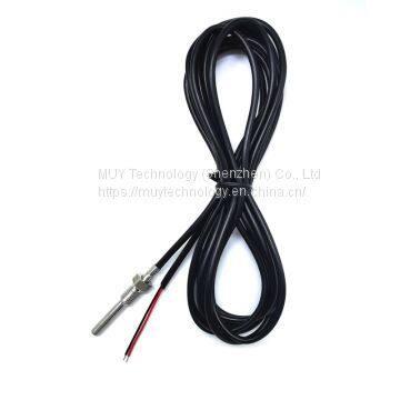 PT1000 Pt100 Temperature Transmitter Probe Class A RTD Temperature Sensor Stainless Steel 2 Wire Waterproof M6 M8 Thread photo-2